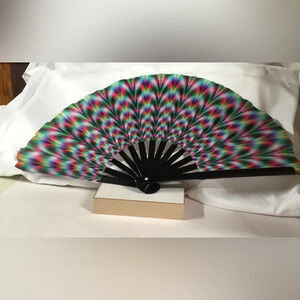 FairySandy Large Rave Fan. 25” wide. 15” tall. New